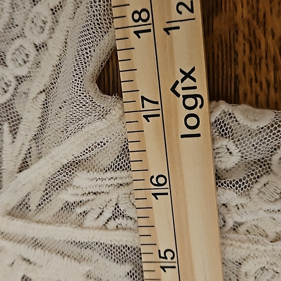 Buffalo David Bitton See Through Crochet Lace Mesh Top - Picture 9 of 12